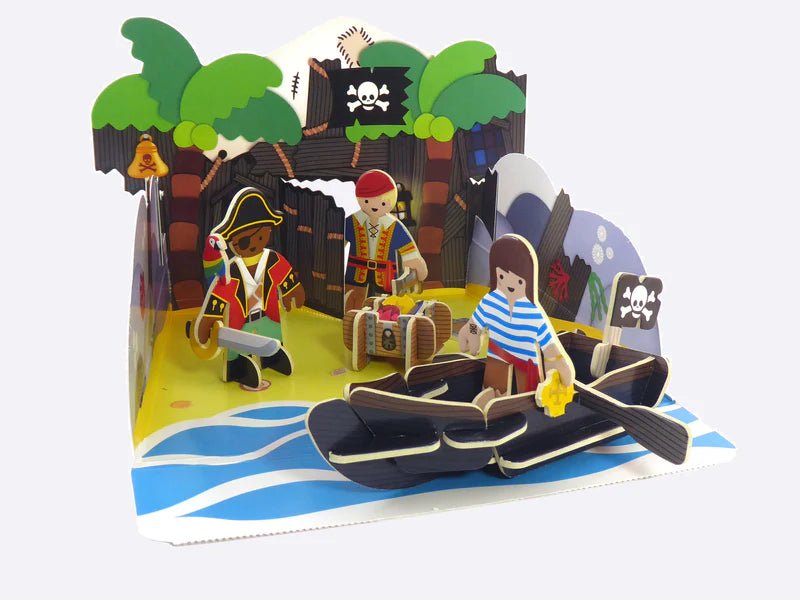 PlayPress Pirate Island Playset - Simply Rye
