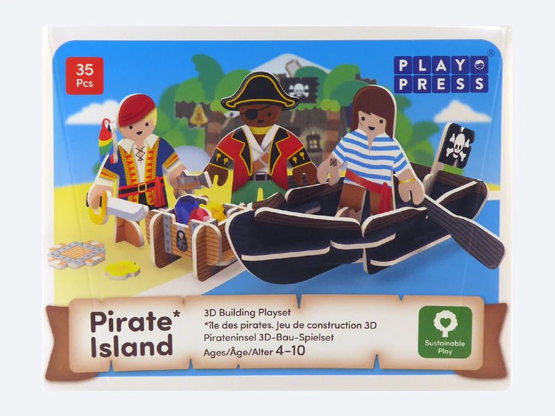 PlayPress Pirate Island Playset - Simply Rye