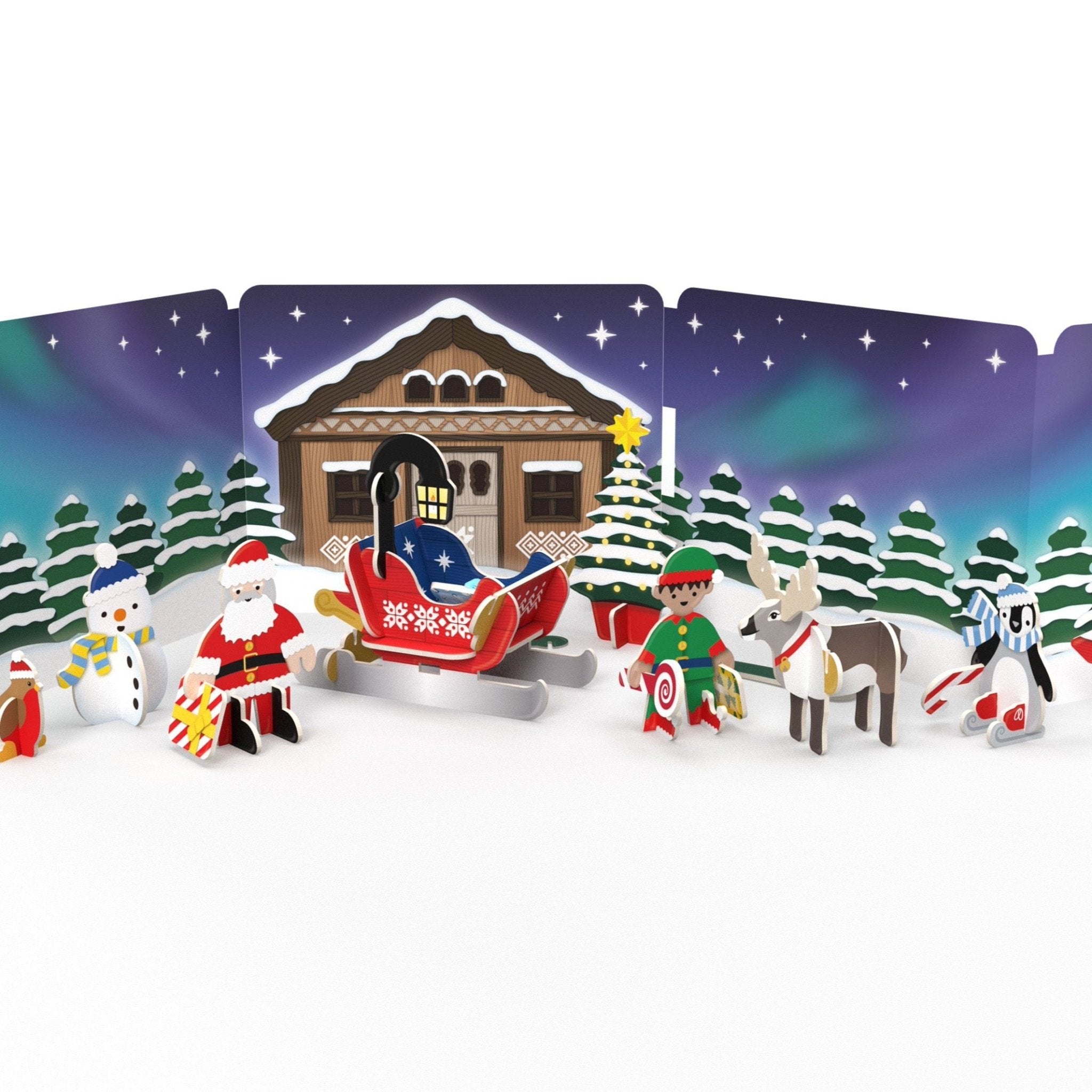 PlayPress Santa's Sleigh Ride Playset - Simply Rye