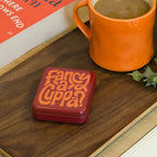 Pocket Tea Bag Tin - Fancy a Cuppa? Red - Simply Rye