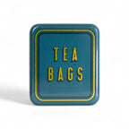 Pocket Tea Bag Tin - 'Tea Bags' Navy - Simply Rye