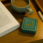 Pocket Tea Bag Tin - 'Tea Bags' Teal - Simply Rye