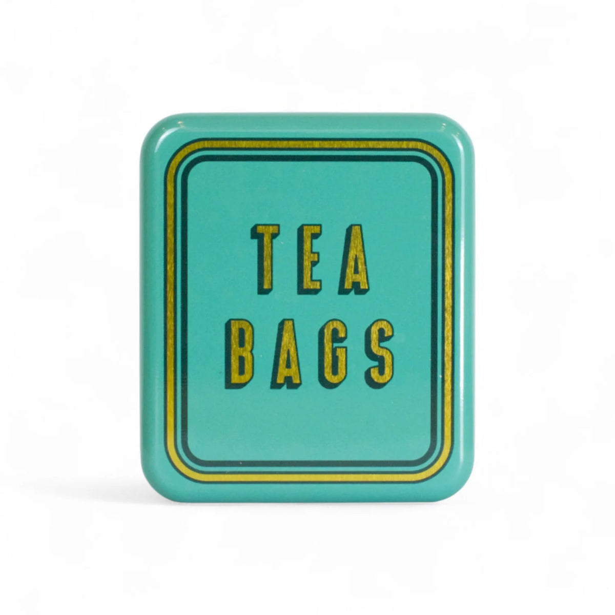 Pocket Tea Bag Tin - 'Tea Bags' Teal - Simply Rye