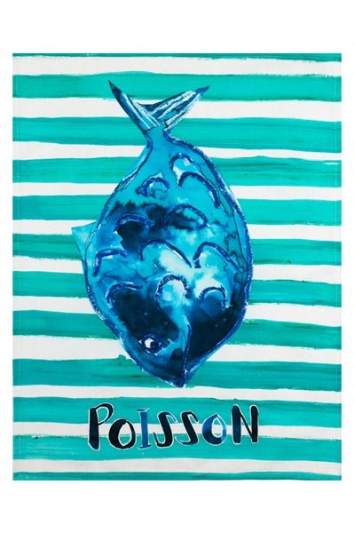 Poisson Tea Towel - Simply Rye