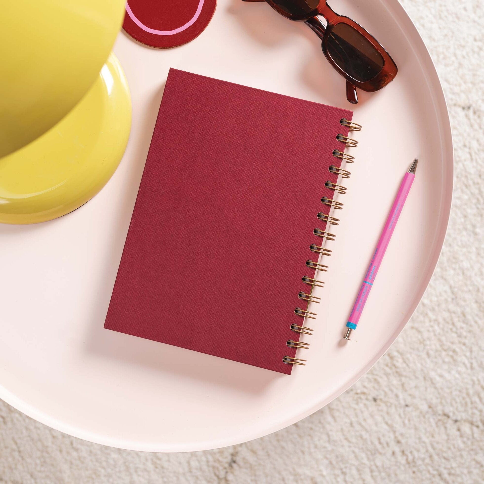 Productivity Planner - Burgundy - Simply Rye