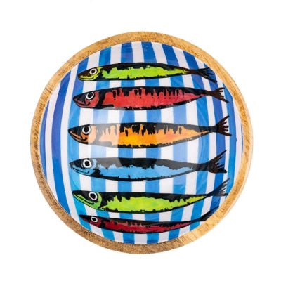 Rainbow Sardines Blue Dip Bowl - Simply Rye