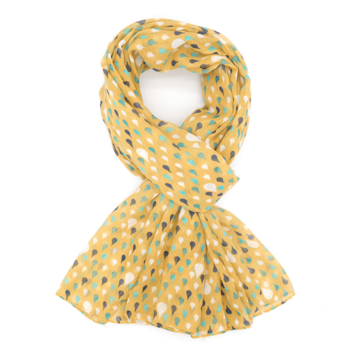 Raindrops Lightweight Scarf - Simply Rye