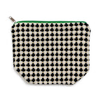 Recycled Cotton Wash Bag - Dark Navy & Yellow - Simply Rye