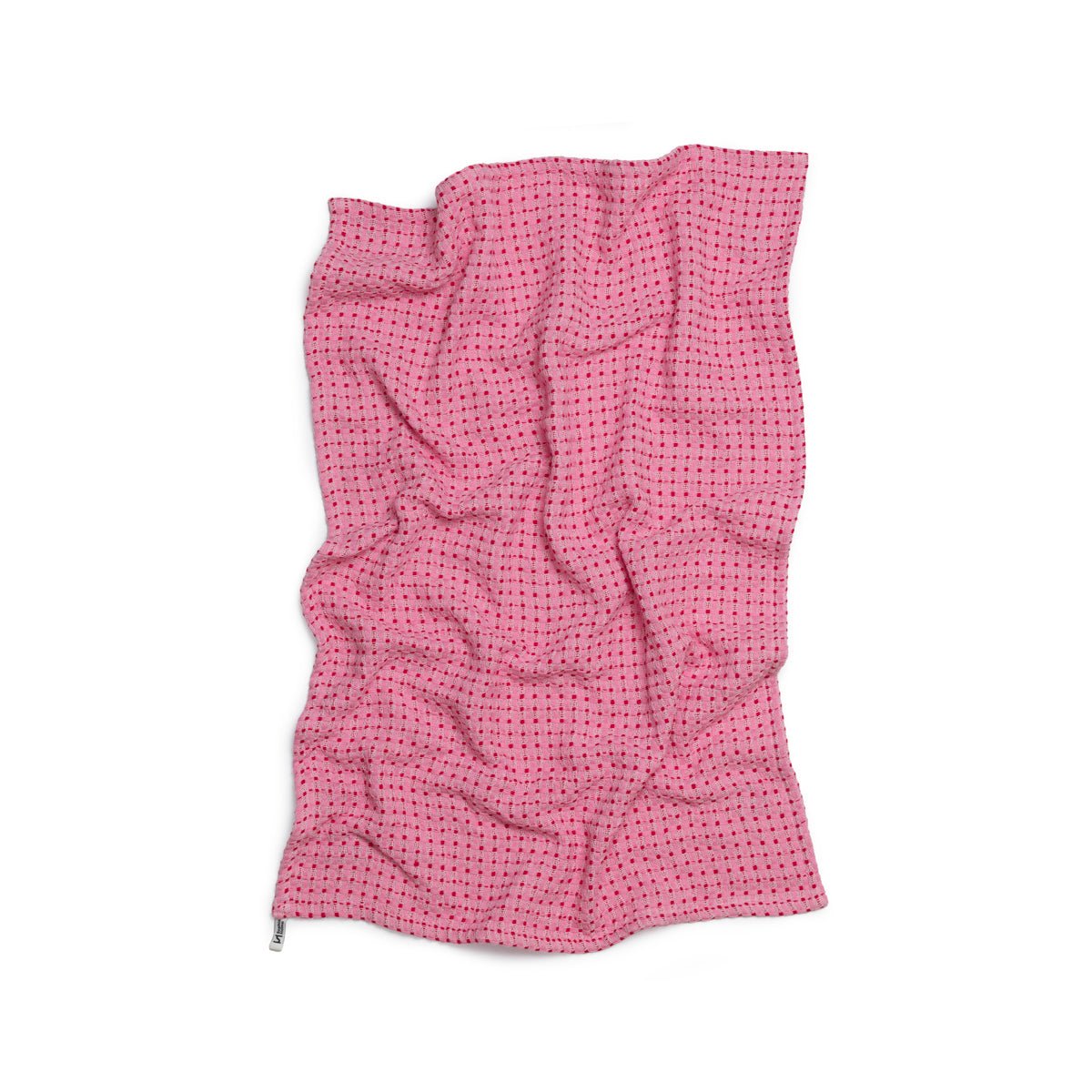 Recycled Woven Tea Towels (Pack of Two) - Pink & Red - Simply Rye