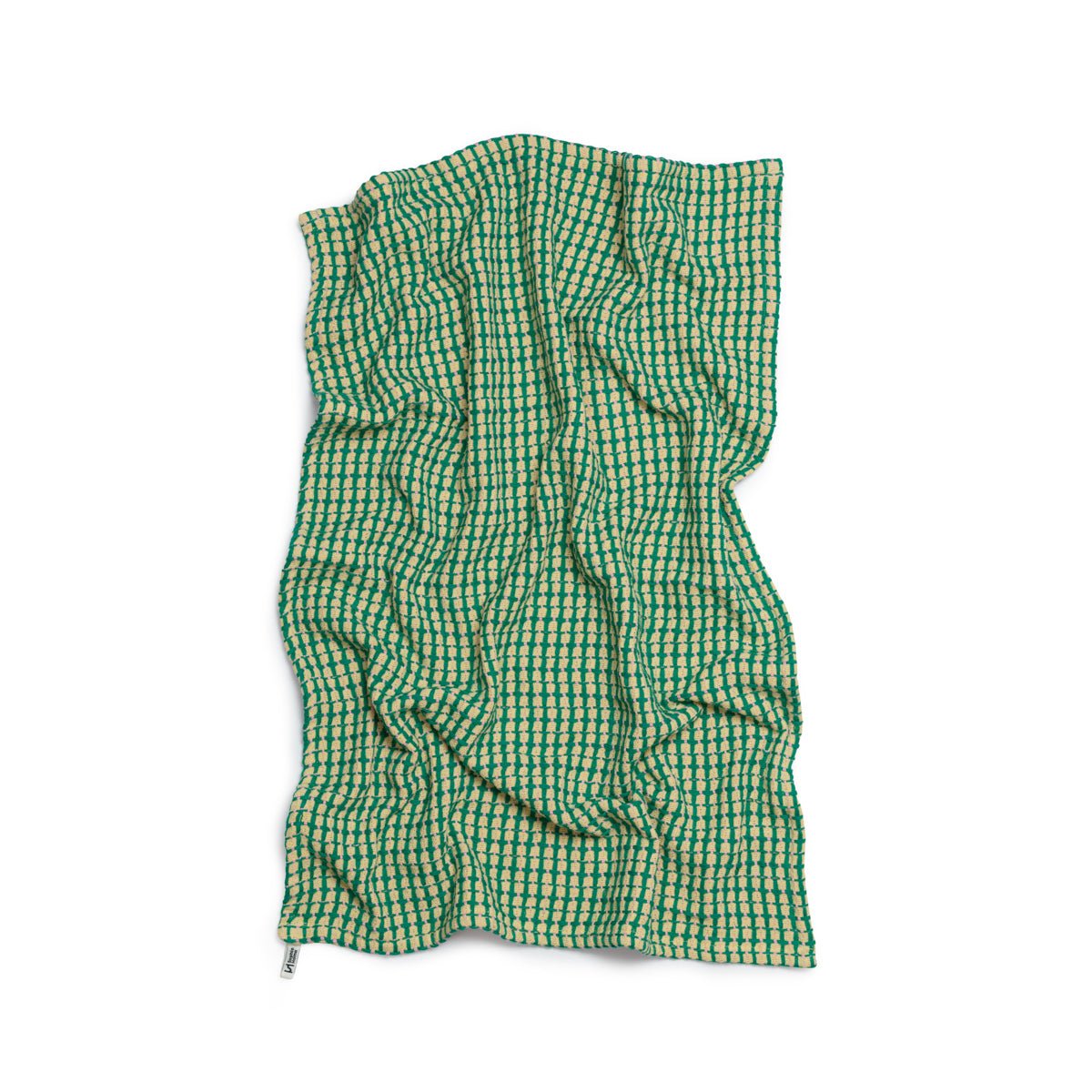Recycled Woven Tea Towels (Pack of Two) - Yellow & Green - Simply Rye