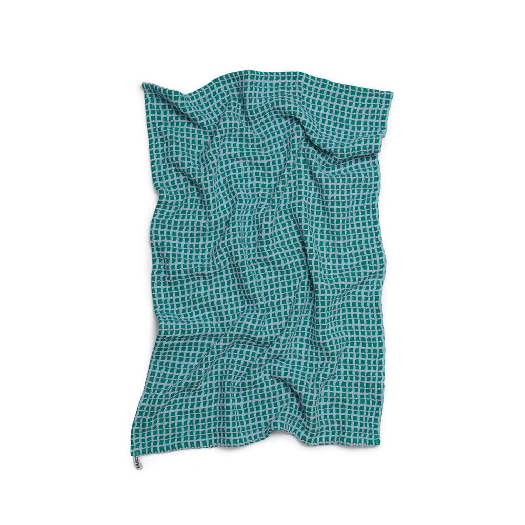Recycled Woven Tea Towels (Pack of Two) - Yellow & Green - Simply Rye