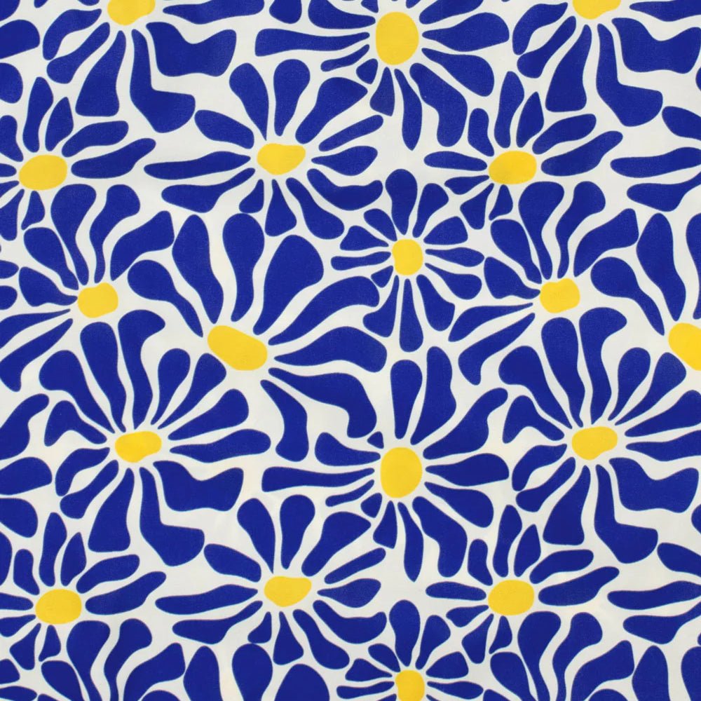 Reusable Bag - Abstract Flowers Blue - Simply Rye