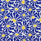 Reusable Bag - Abstract Flowers Blue - Simply Rye