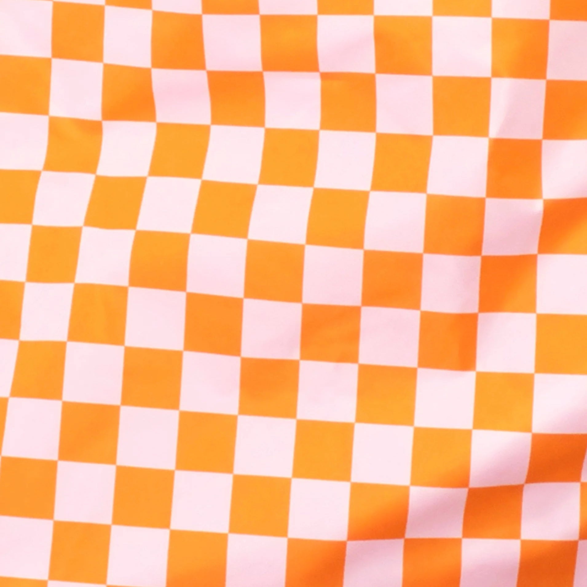 Reusable Bag - Checkerboard Pink/Orange - Simply Rye