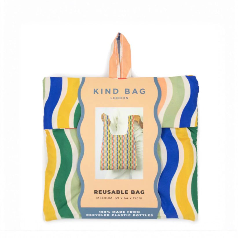 Reusable Bag - Rainbow Waves - Simply Rye