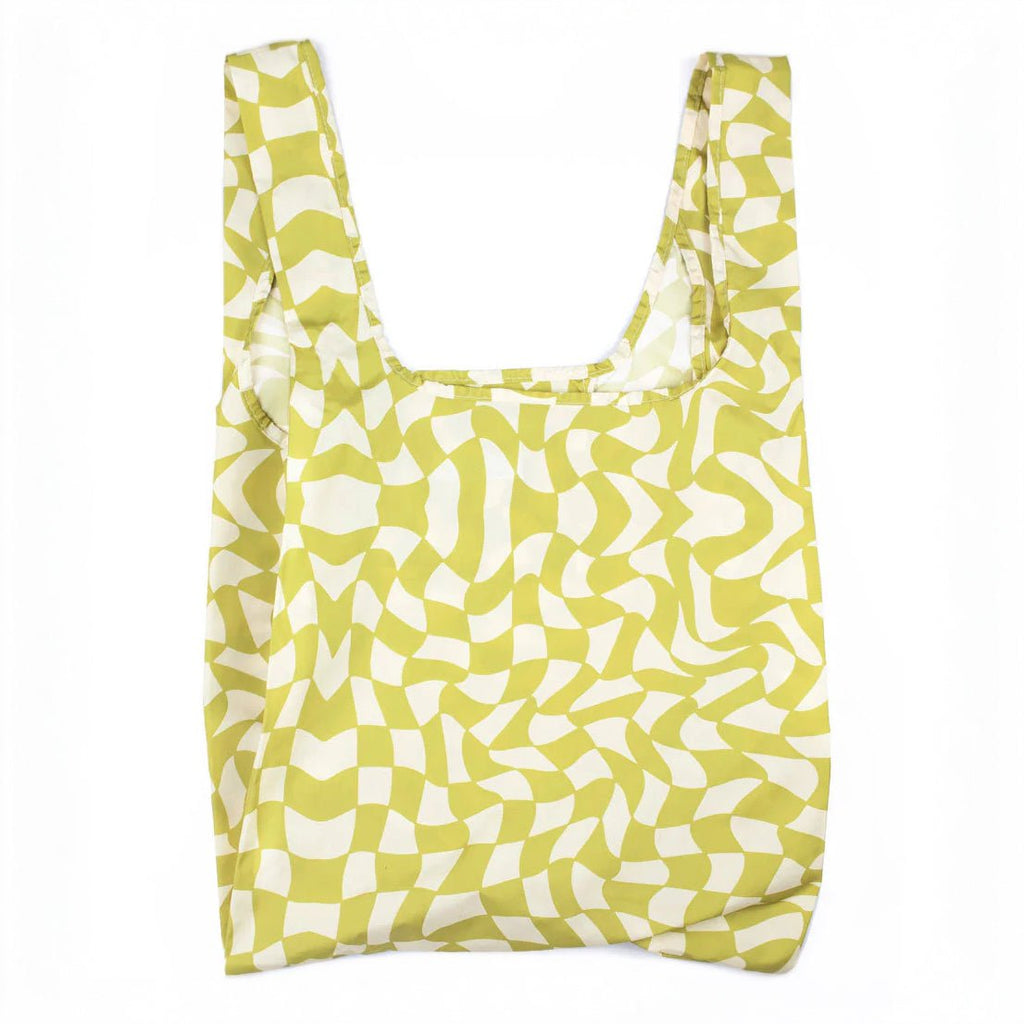 Reusable Bag - Wavy Check - Simply Rye