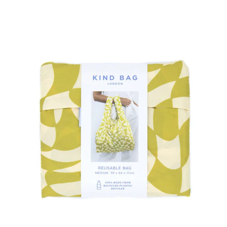 Reusable Bag - Wavy Check - Simply Rye