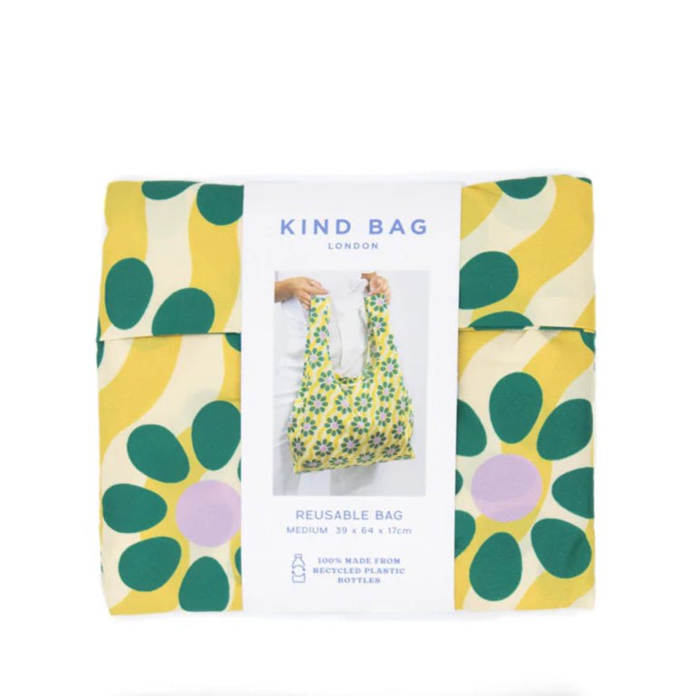 Reusable Bag - Wavy Daisy - Simply Rye