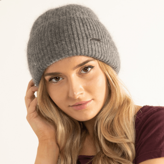 Ribbed Beanie Hat - Charcoal - Simply Rye