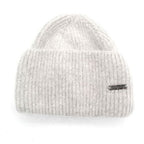 Ribbed Beanie Hat - Silver - Simply Rye