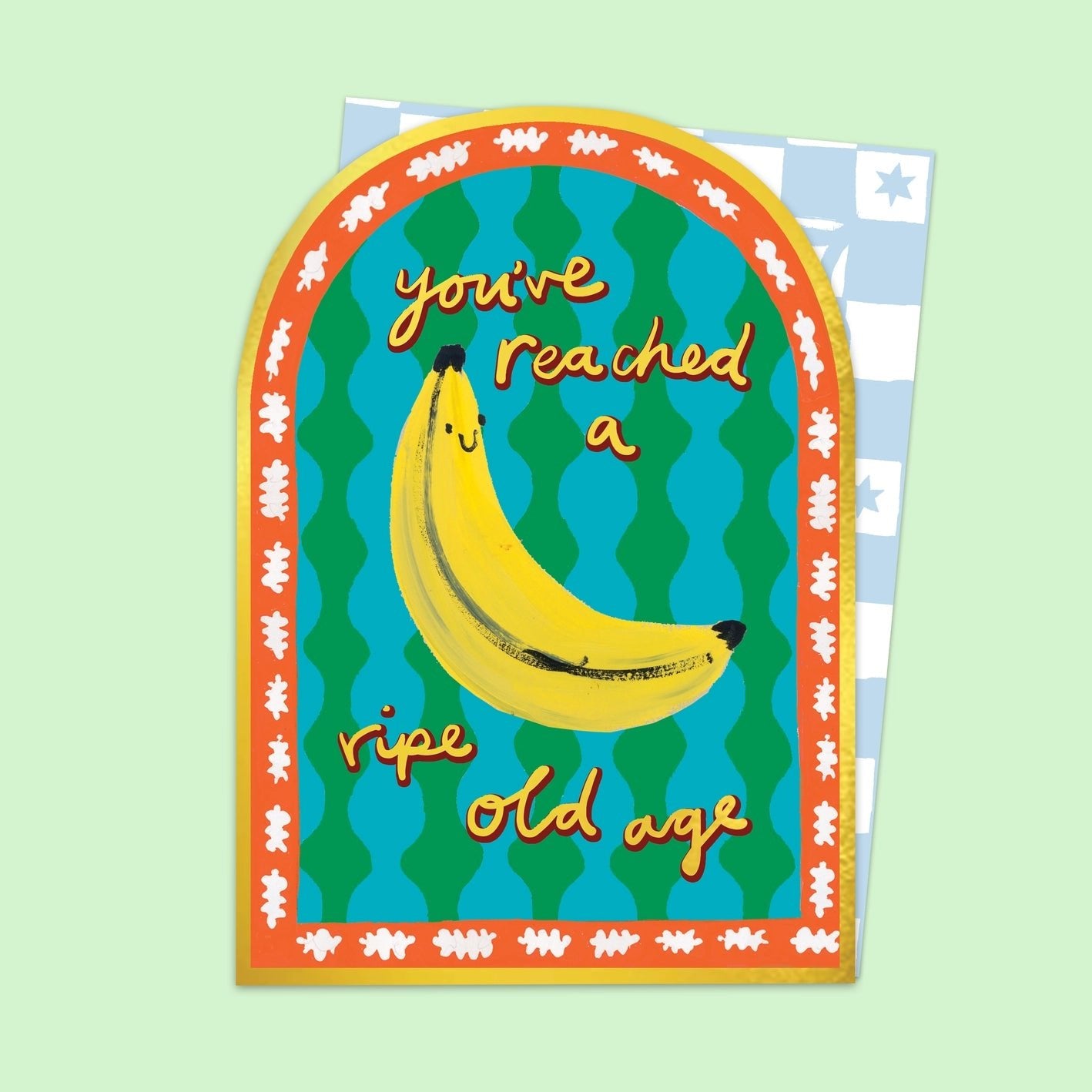 'Ripe Old Age’ Arched Card - Simply Rye
