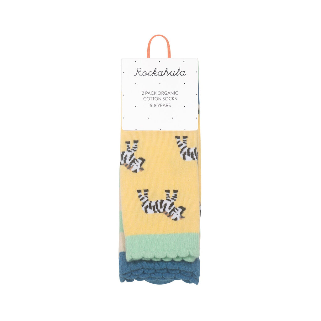 Rockahula 2 Pack Socks - Safari Fun - Simply Rye
