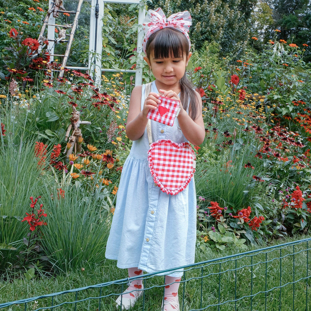 Rockahula Gingham Ruffle Love Heart Bag - Simply Rye