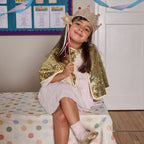 Rockahula Gold Sequin Pom Pom Crown - Simply Rye