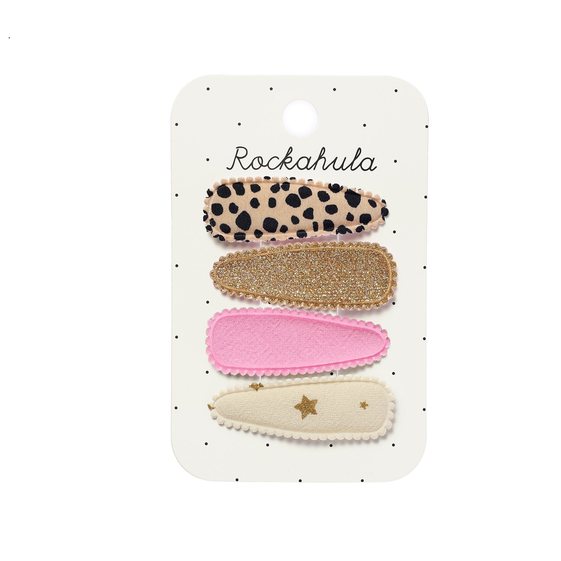 Rockahula Leopard Fabric Clip Set - Simply Rye