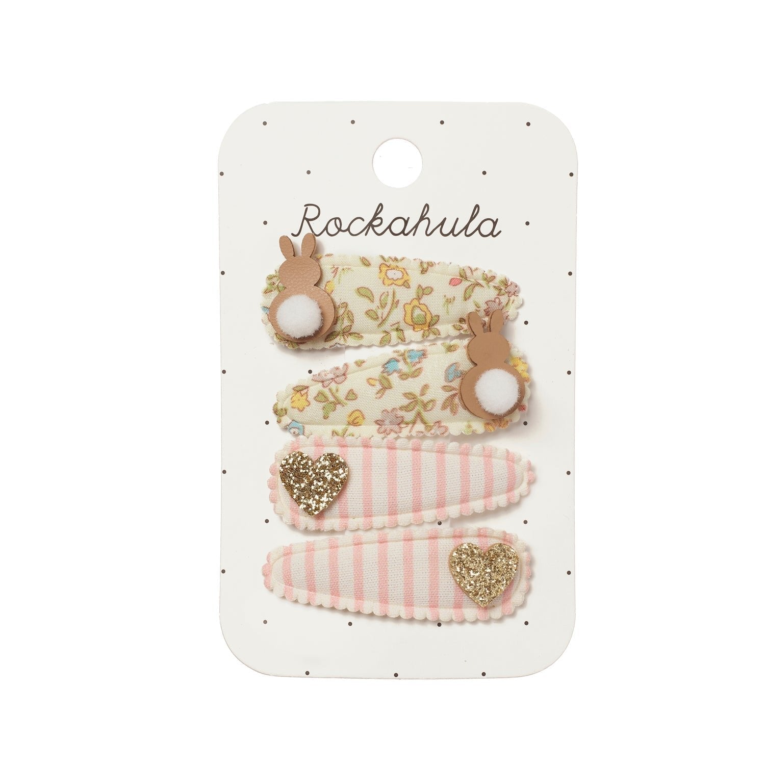 Rockahula Petal Bunny Fabric Clip Set - Simply Rye