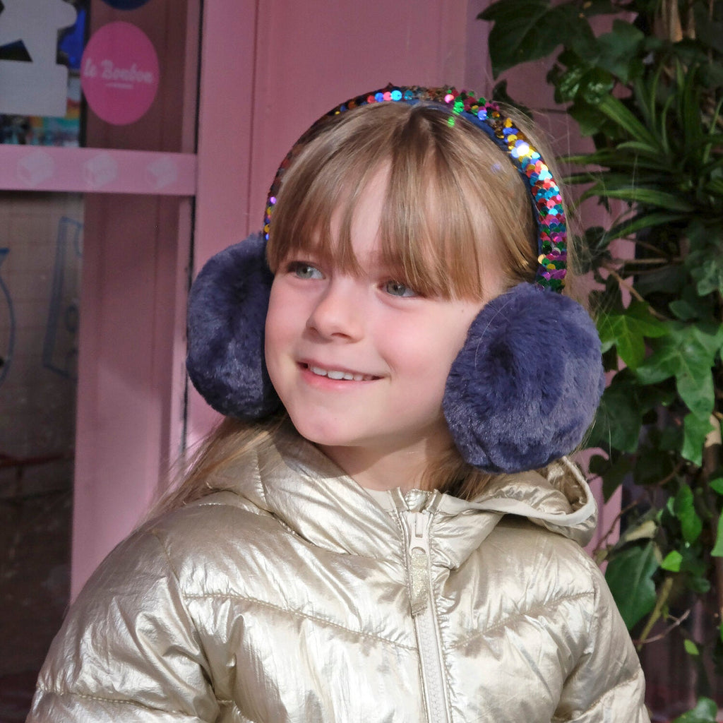 Rockahula Rainbow Sequin Earmuffs - Simply Rye
