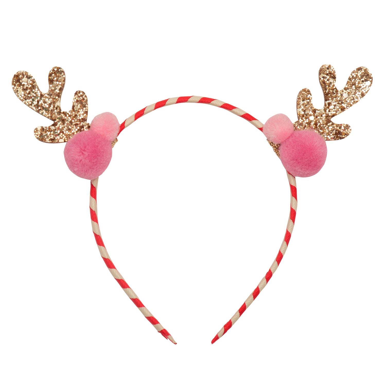 Rockahula Stripy Pom Pom Reindeer Ears Headband - Simply Rye