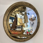 Rustic Boat Mirror - Simply Rye