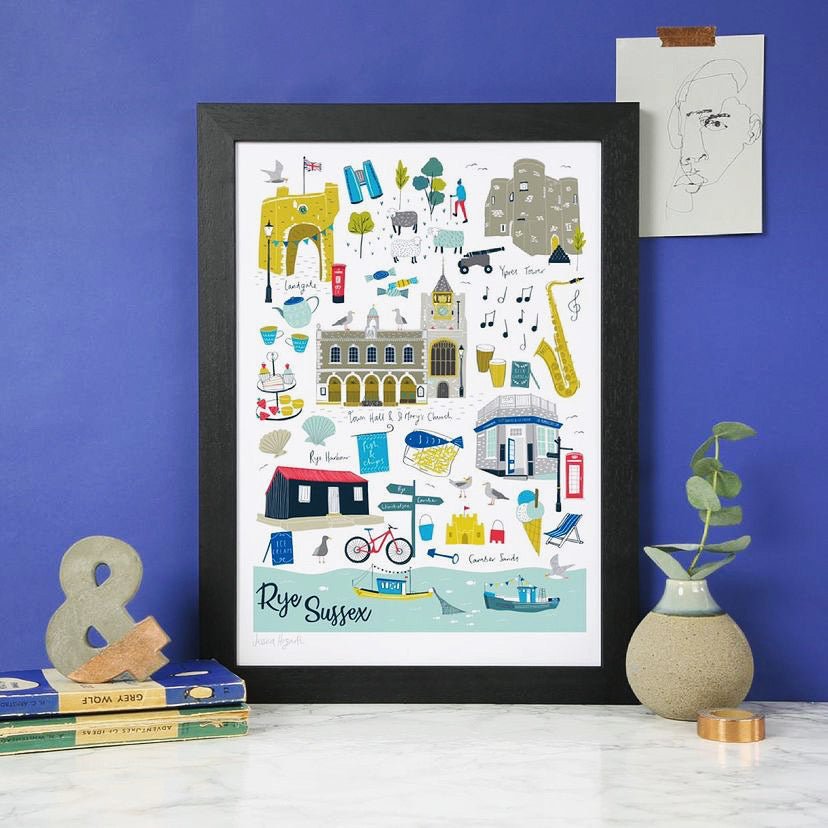 Rye Landmarks Print - Simply Rye