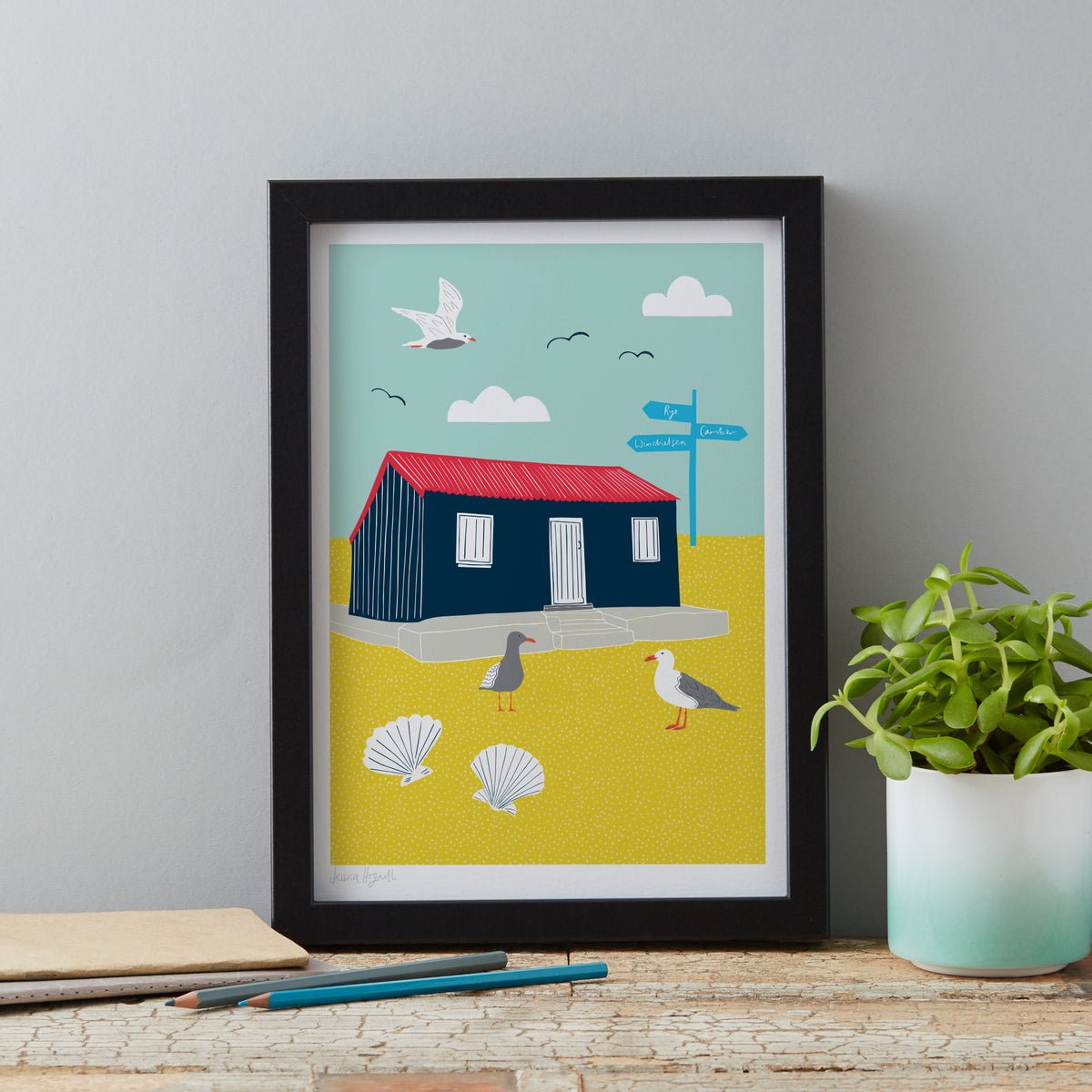 Rye ‘Red Hut’ Print - Simply Rye