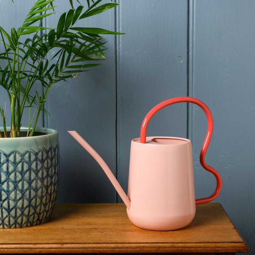 Scalloped Indoor Watering Can - Blush Pink - Simply Rye