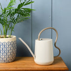 Scalloped Indoor Watering Can - Mushroom Grey - Simply Rye