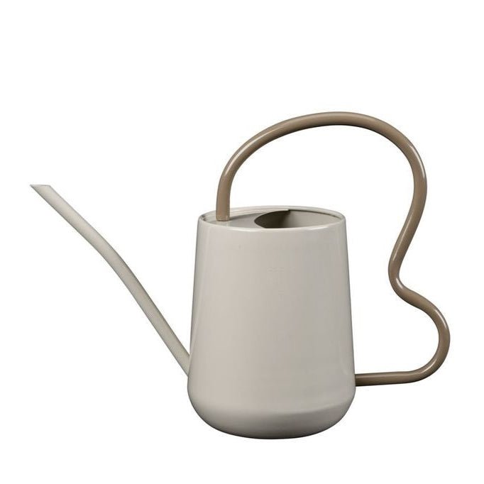 Scalloped Indoor Watering Can - Mushroom Grey - Simply Rye