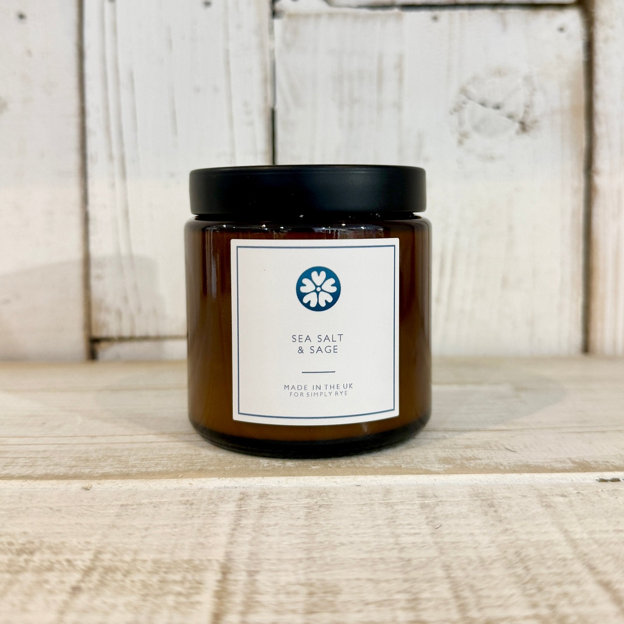 Sea Salt & Sage Candle (120ml) - Simply Rye