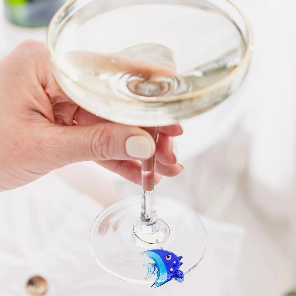 Coastal Wine Glass Charms Set