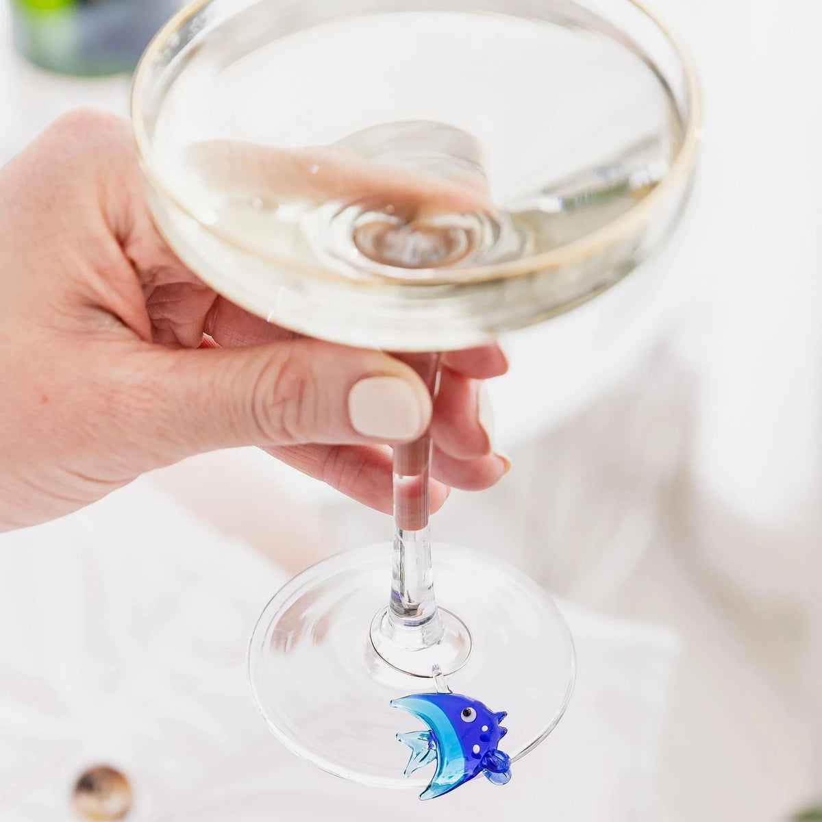 Coastal Wine Glass Charms Set