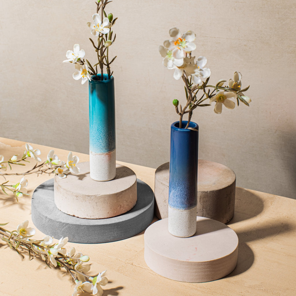 Seascape Glaze Bud Vase - Simply Rye