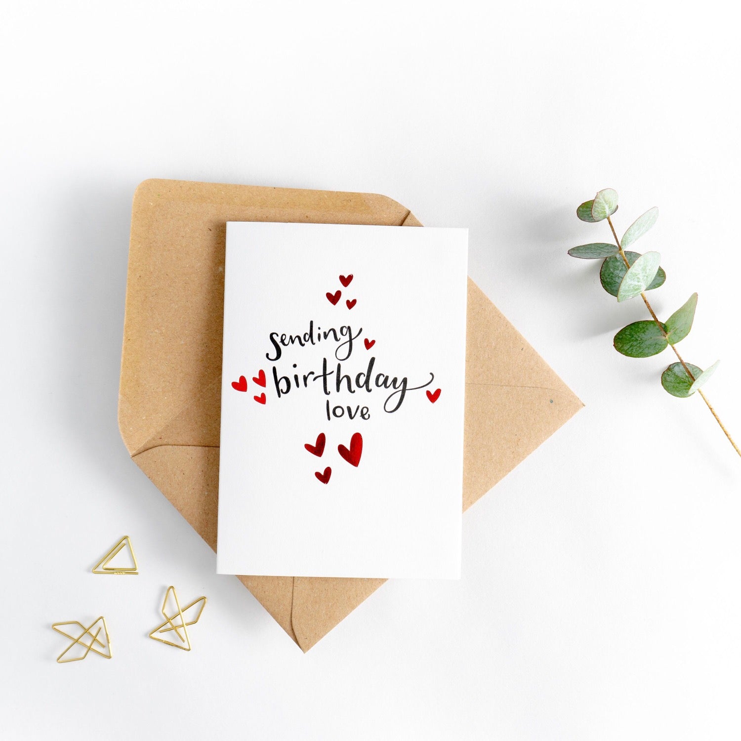 'Sending Birthday Love' Card - Simply Rye