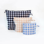 Set of 3 Pouches - Gingham - Simply Rye
