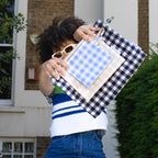 Set of 3 Pouches - Gingham - Simply Rye