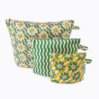 Set of 3 Pouches - Wavy Daisy - Simply Rye