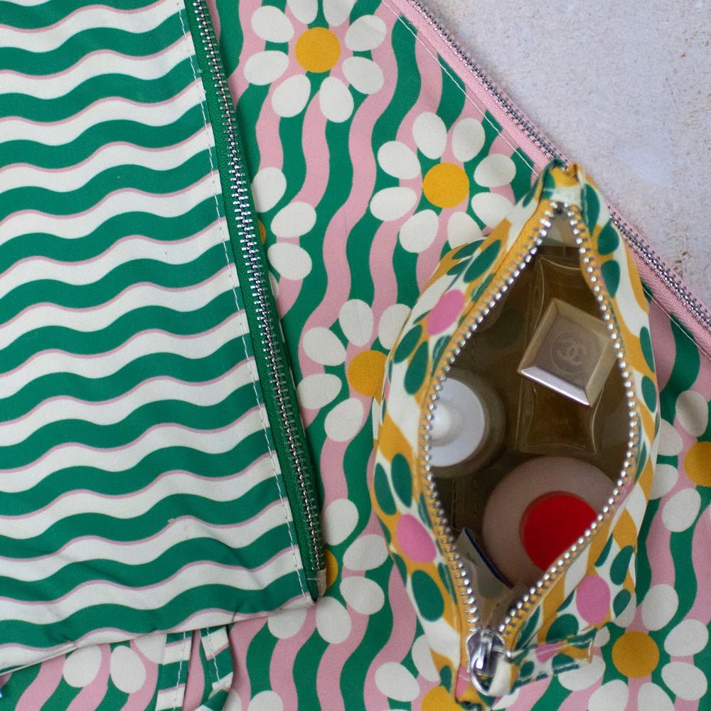 Set of 3 Pouches - Wavy Daisy - Simply Rye