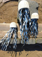 Set of 3 Silver Jellyfish Smack Wall Art - Simply Rye