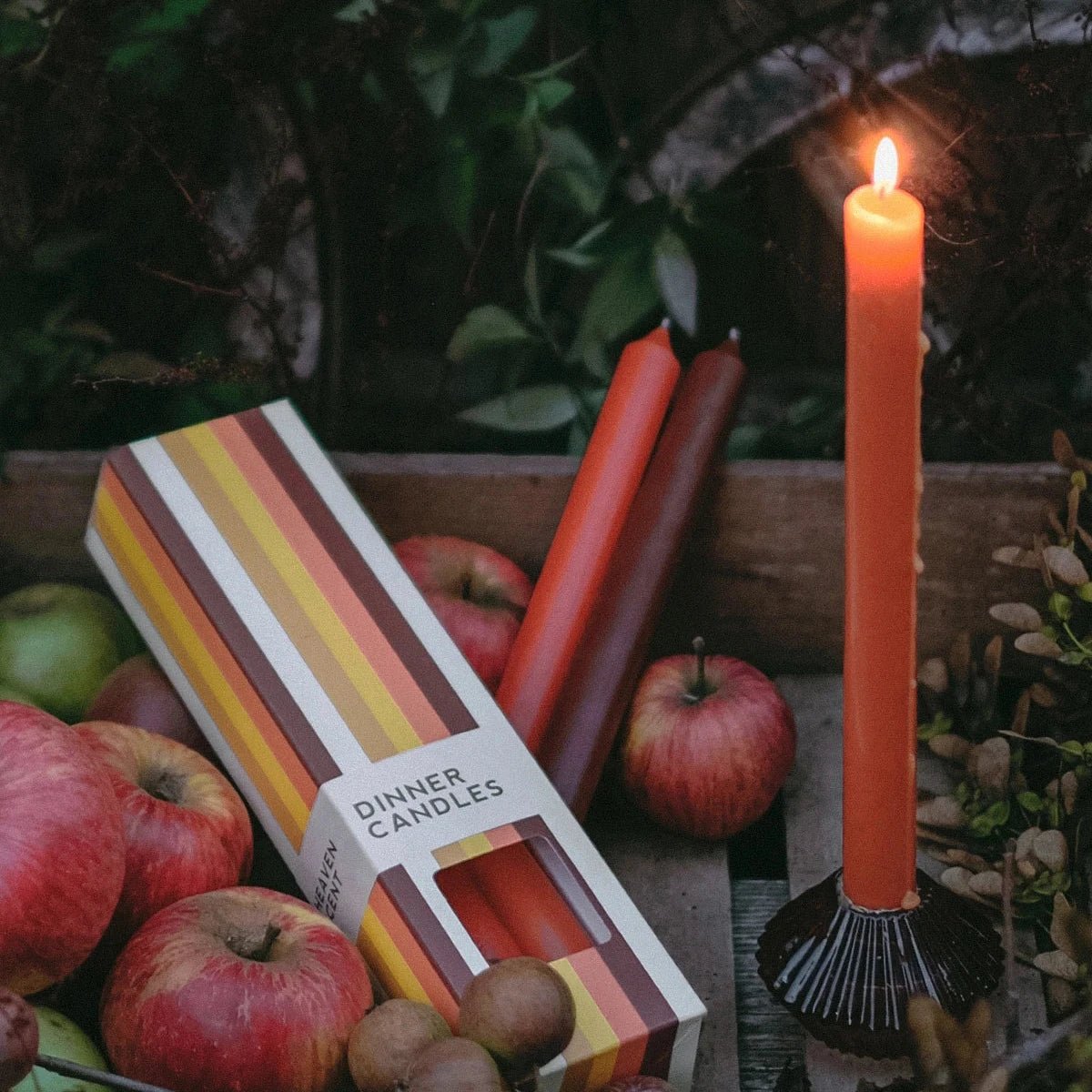 Set of 6 Dinner Candles - Autumn Edit - Simply Rye