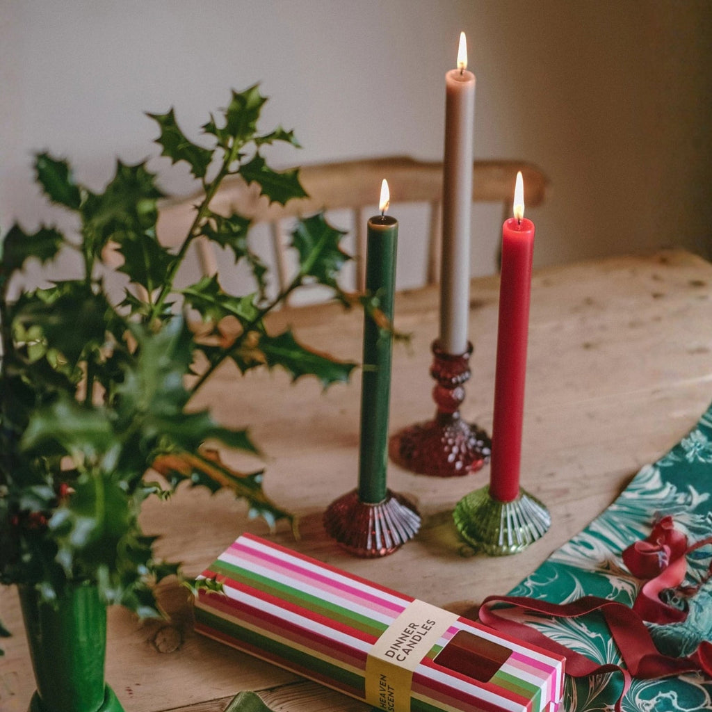 Set of 6 Dinner Candles - Christmas Edit - Simply Rye